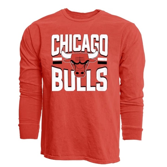 Blue 84 Other - NWT Blue 84 NBA Chicago Bulls Long-Sleeve Tee — Red/White Logo